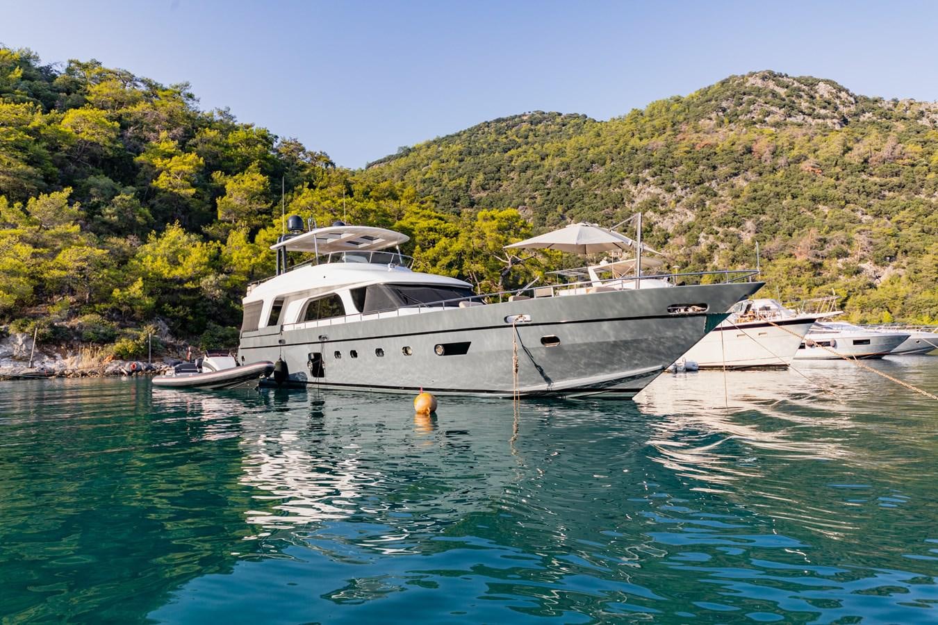 a couple of boats are parked in the water aboard WATER Yacht for Sale