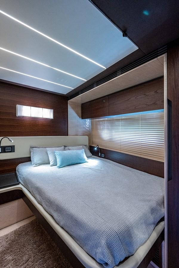 a bed in a room aboard STAYSEA Yacht for Sale