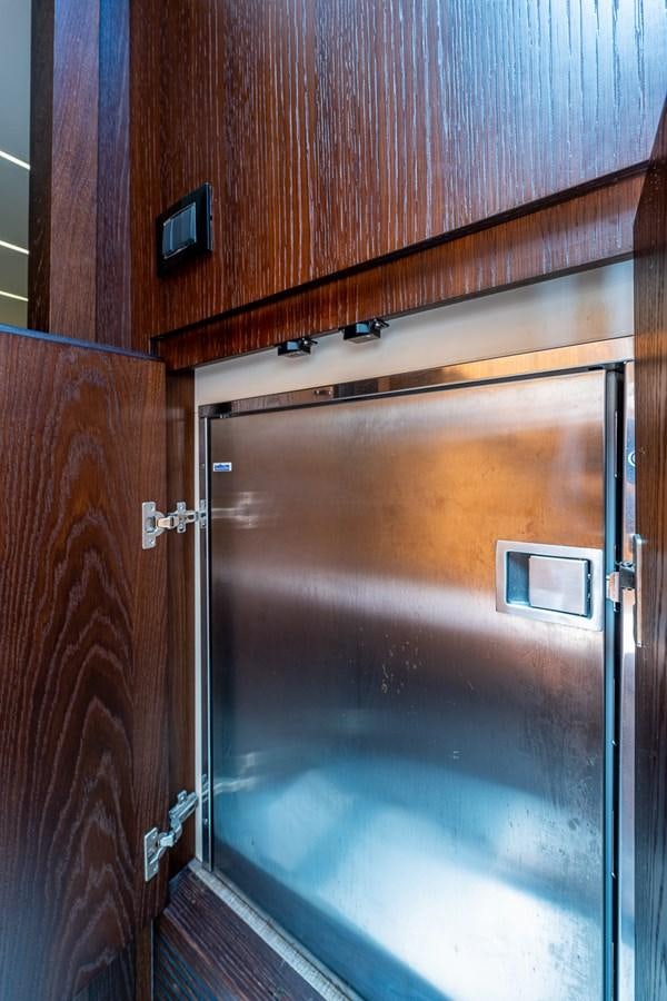 a door with a handle aboard STAYSEA Yacht for Sale