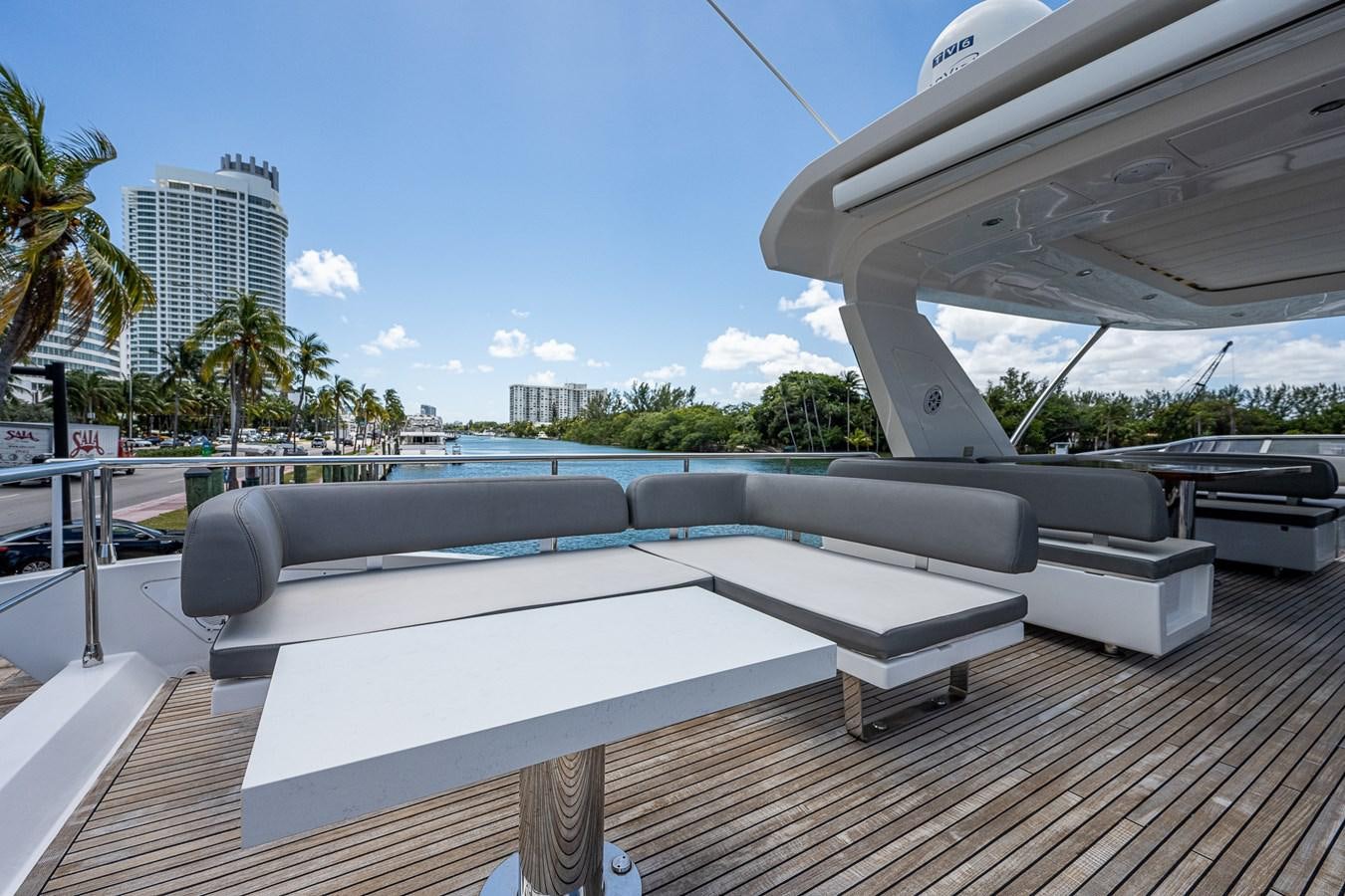 a pool on a deck aboard STAYSEA Yacht for Sale