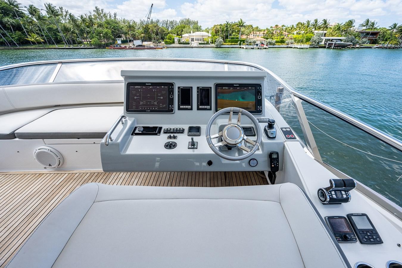the front of a boat aboard STAYSEA Yacht for Sale