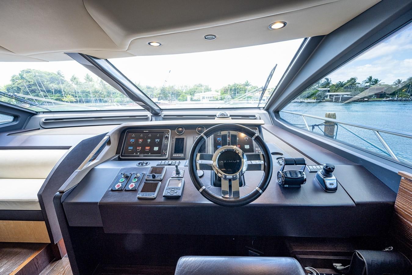 inside of a car aboard STAYSEA Yacht for Sale
