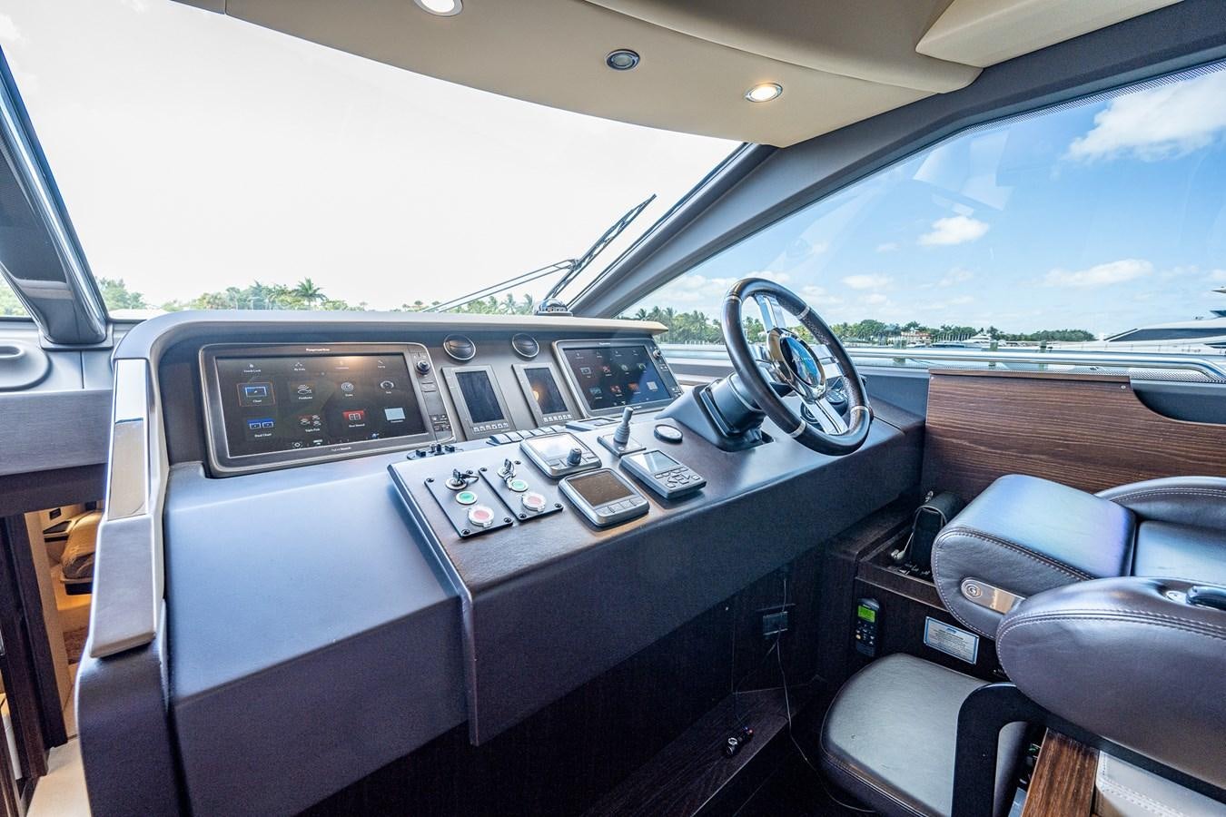 inside of a car aboard STAYSEA Yacht for Sale