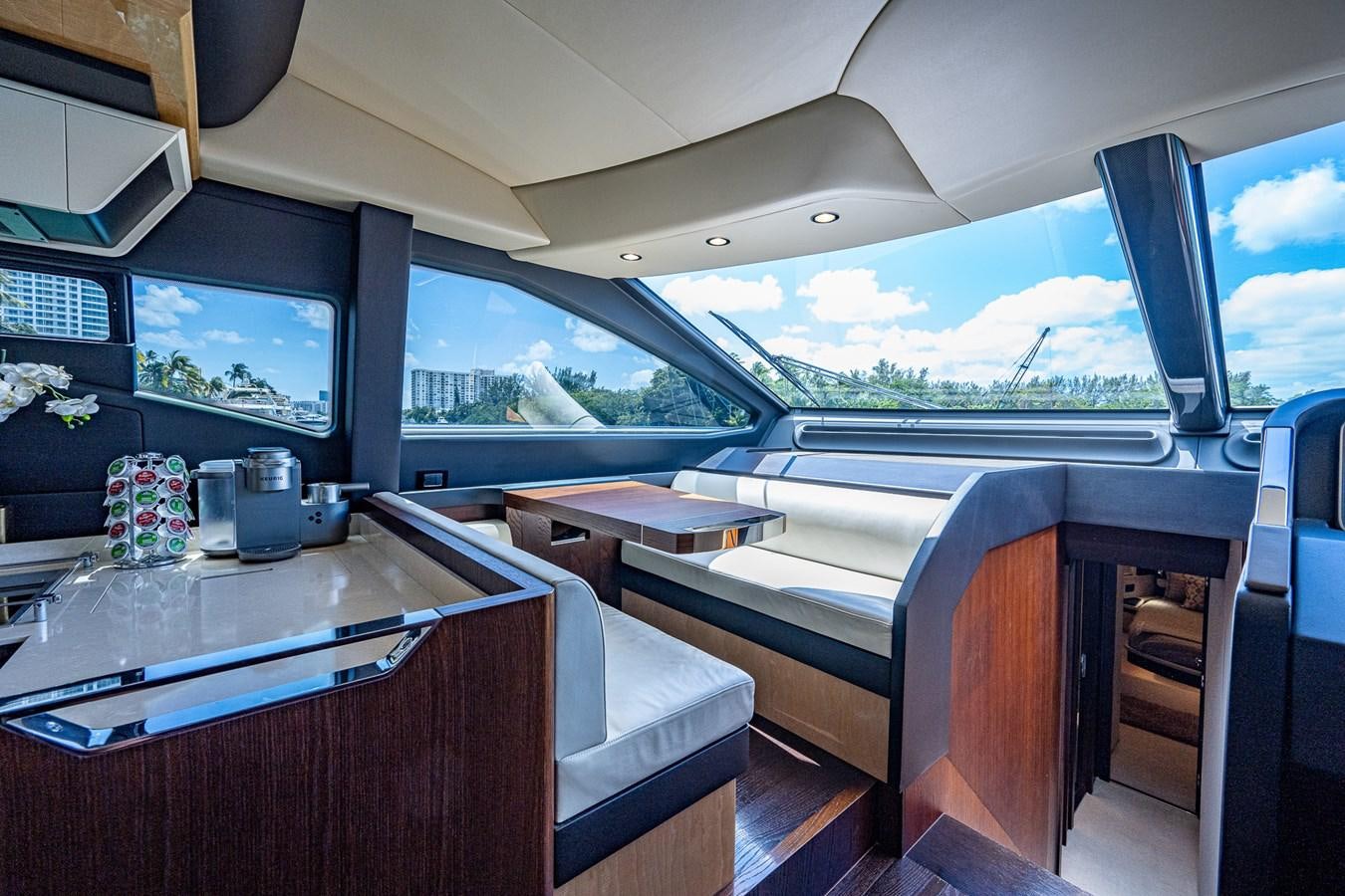 inside of a car aboard STAYSEA Yacht for Sale