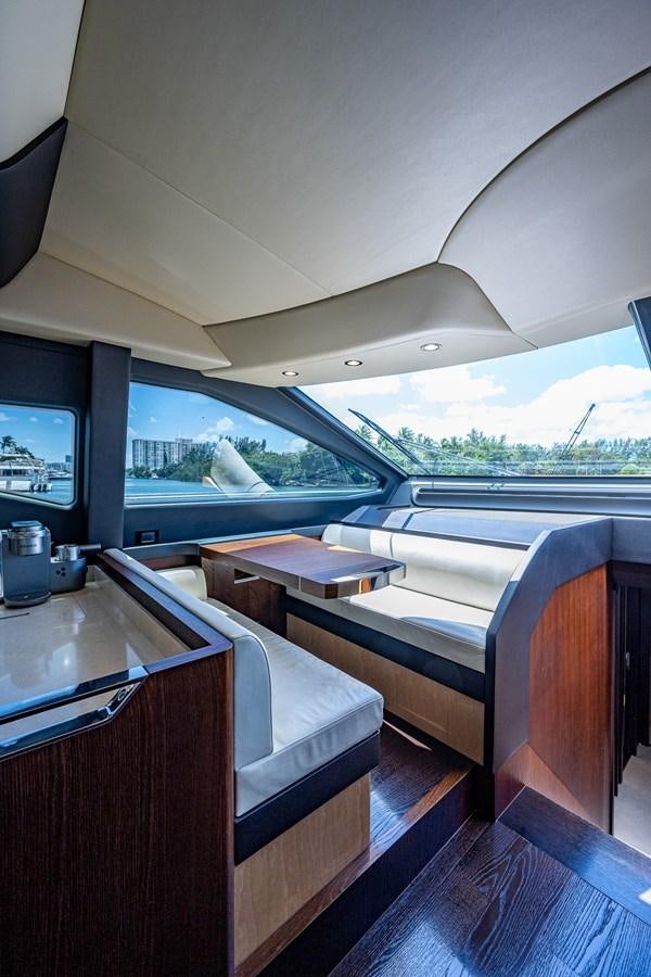 a car with a large window aboard STAYSEA Yacht for Sale