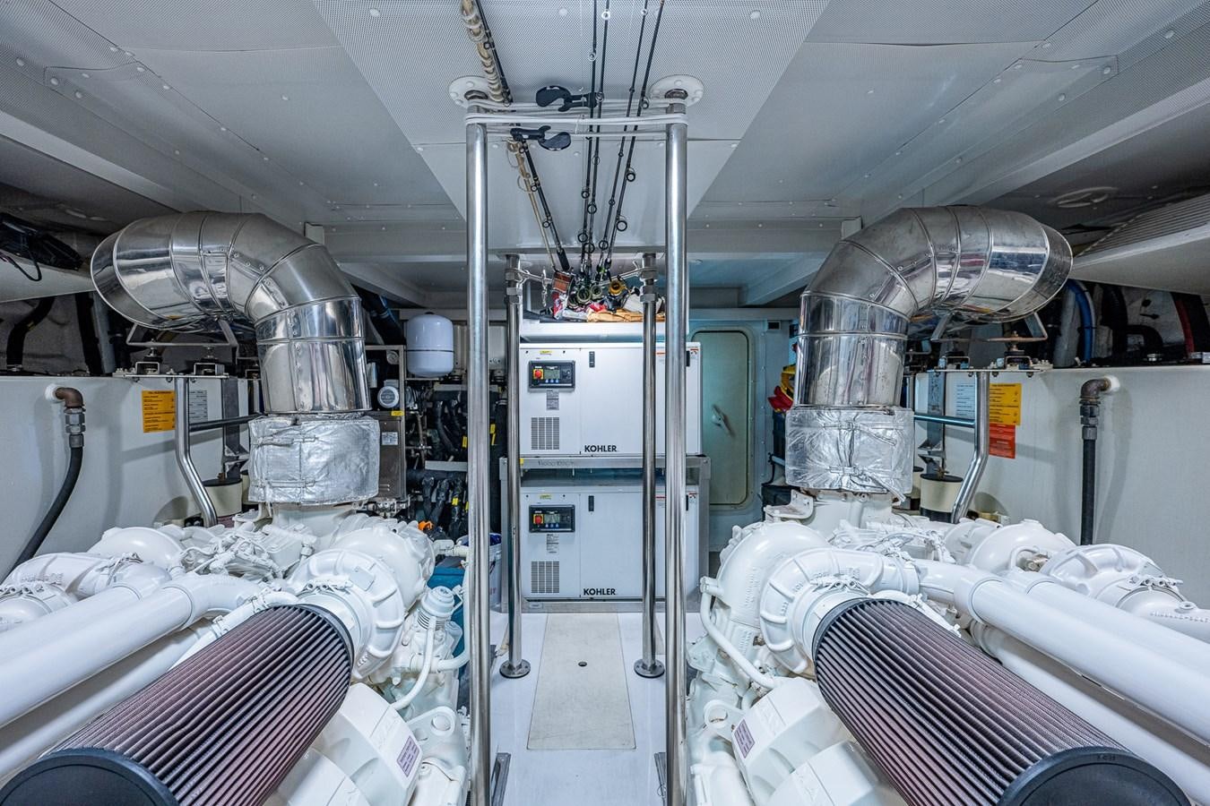 a room with machinery aboard STAYSEA Yacht for Sale