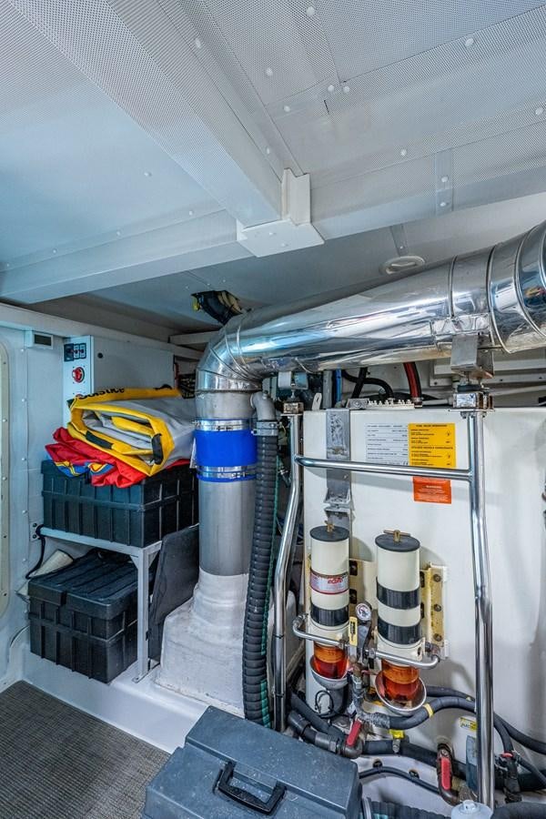a machine in a room aboard STAYSEA Yacht for Sale