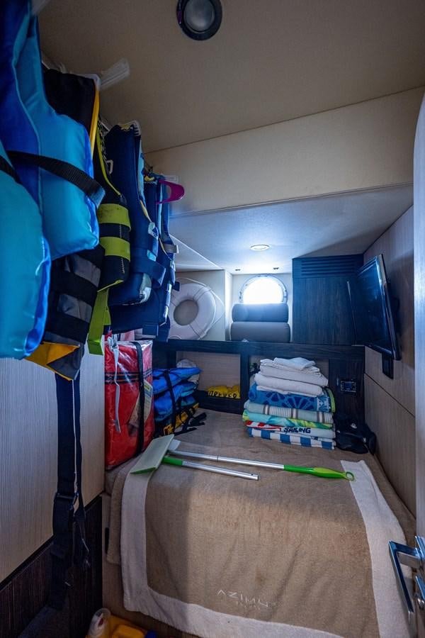 a room with bunk beds aboard STAYSEA Yacht for Sale