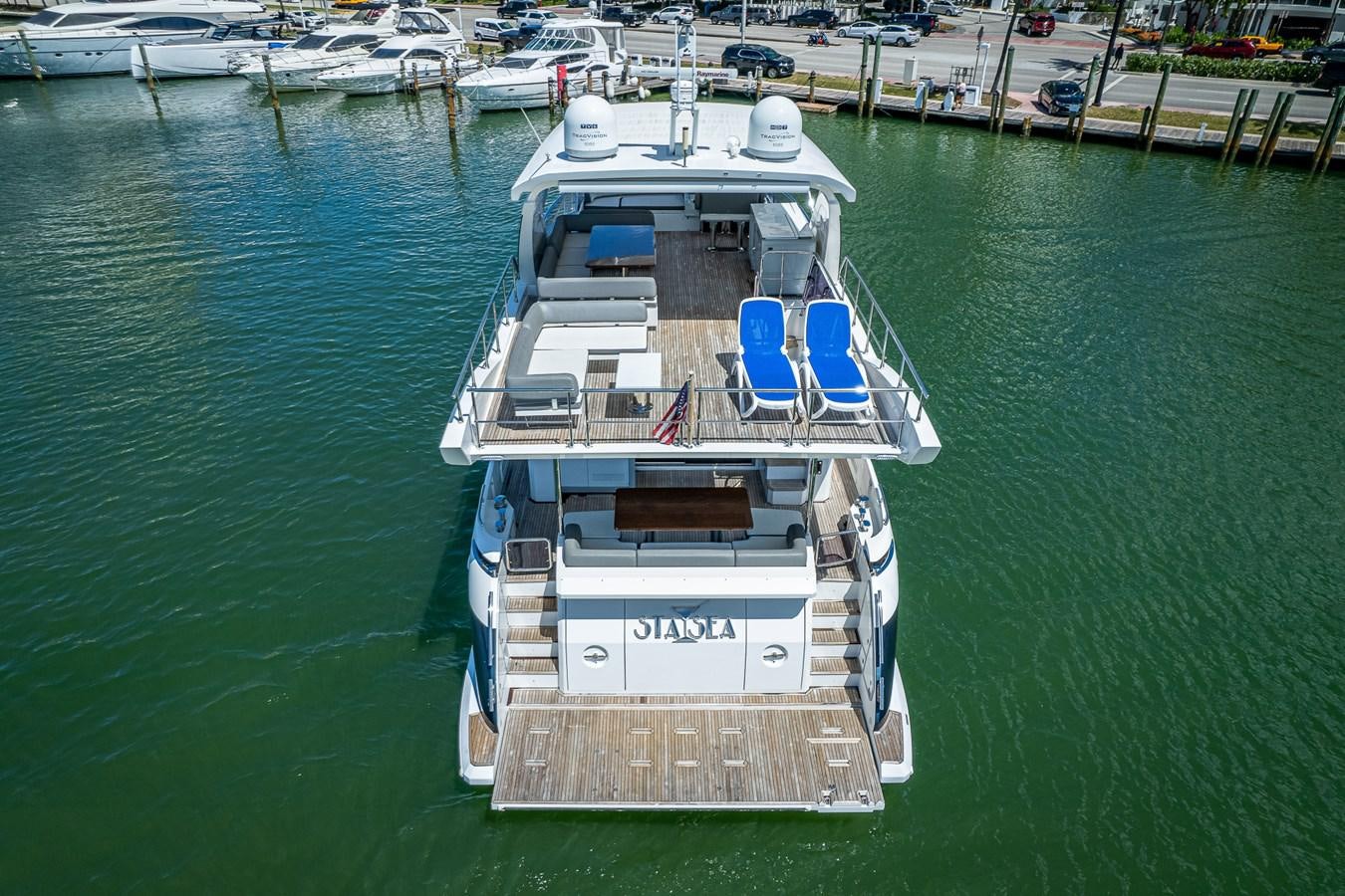 a boat in the water aboard STAYSEA Yacht for Sale