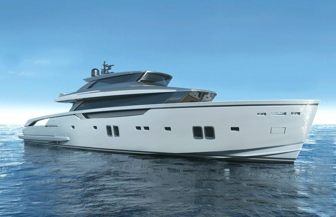 a white yacht in the water aboard SANLORENZO SX112/120 Yacht for Sale