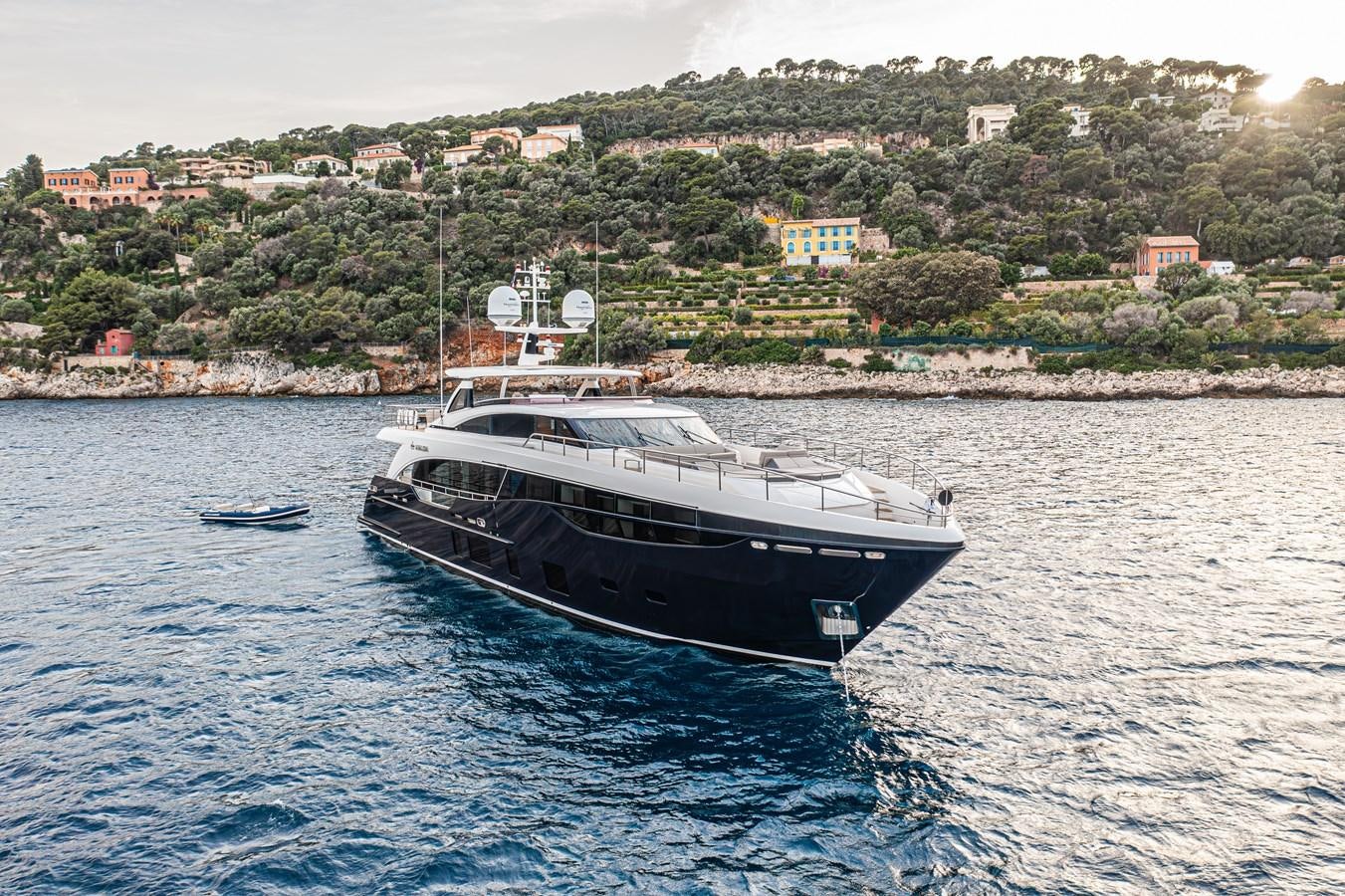 a boat on the water aboard AVALON Yacht for Sale