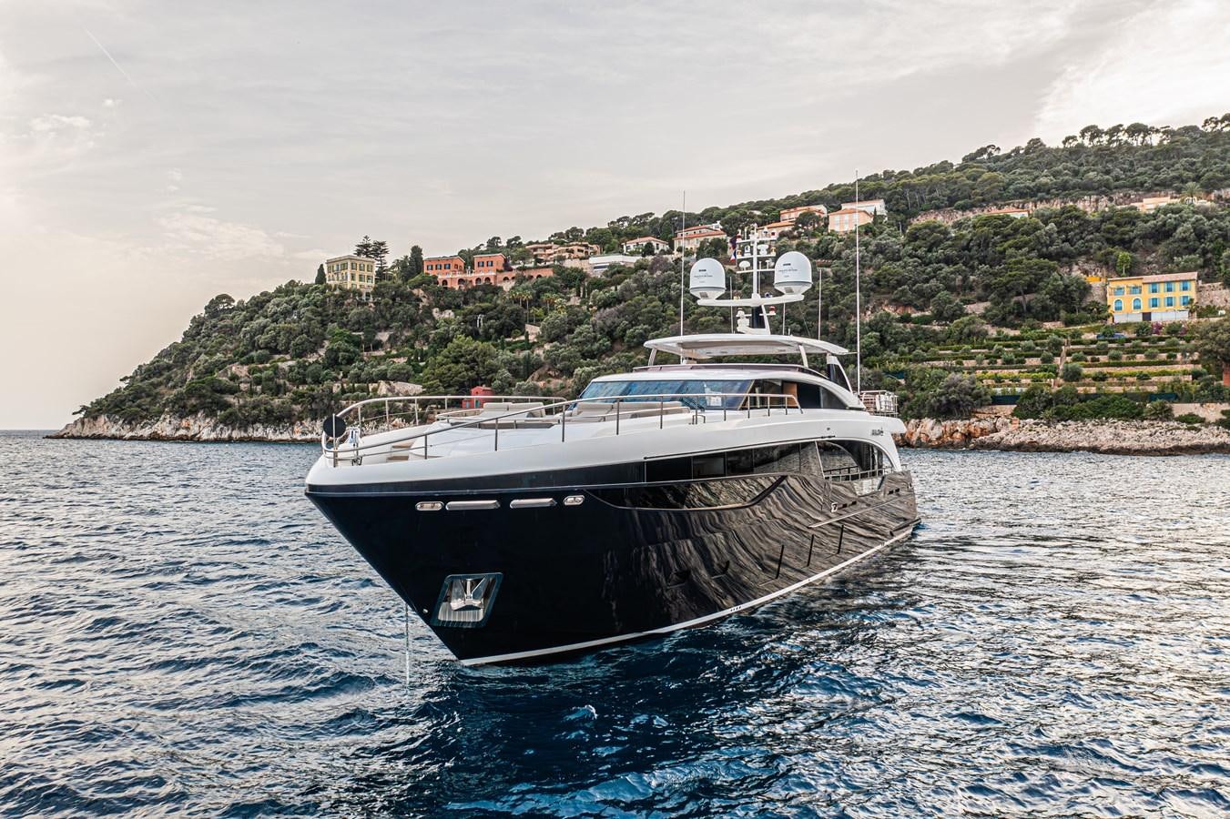 a boat in the water aboard AVALON Yacht for Sale