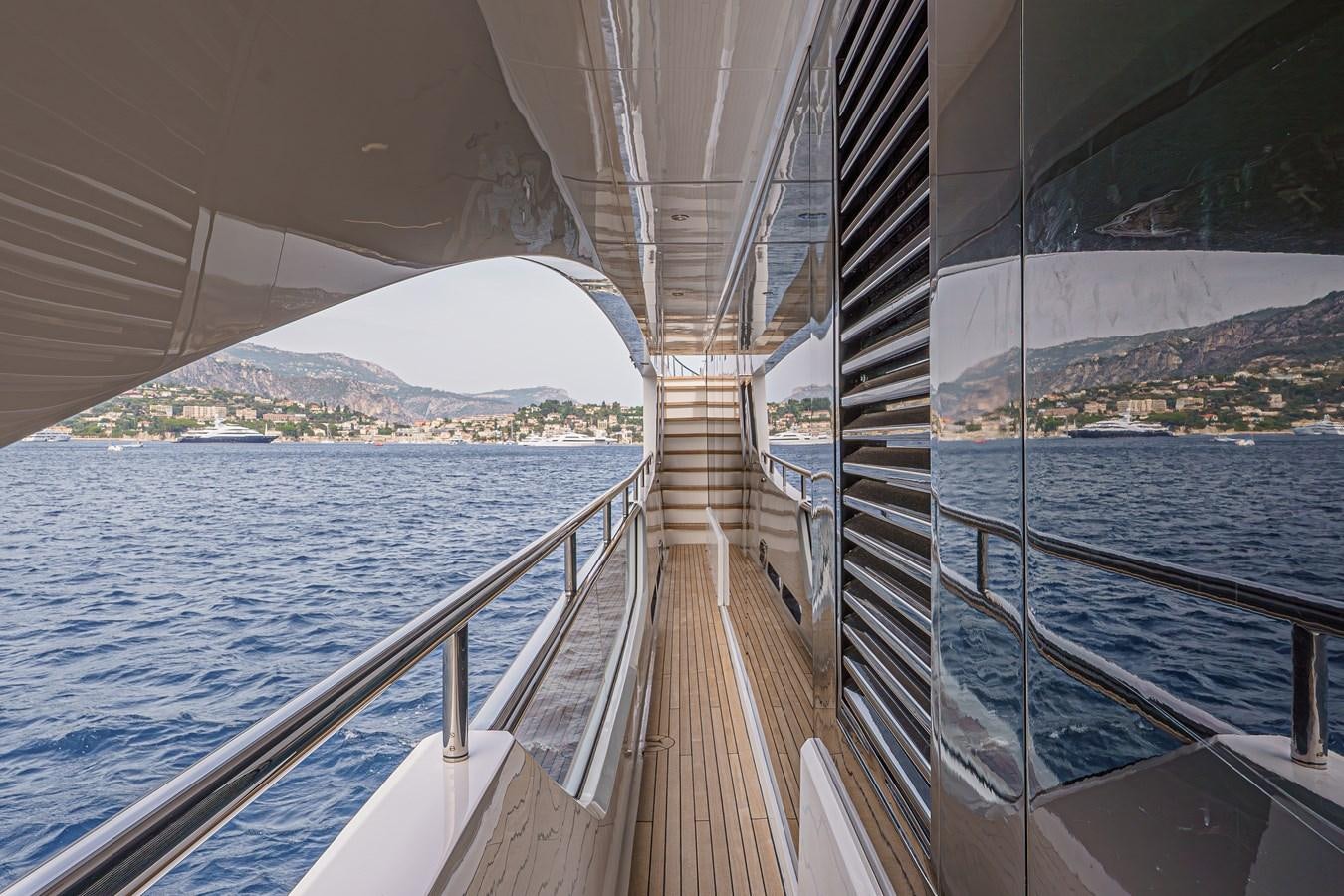 a boat on the water aboard AVALON Yacht for Sale