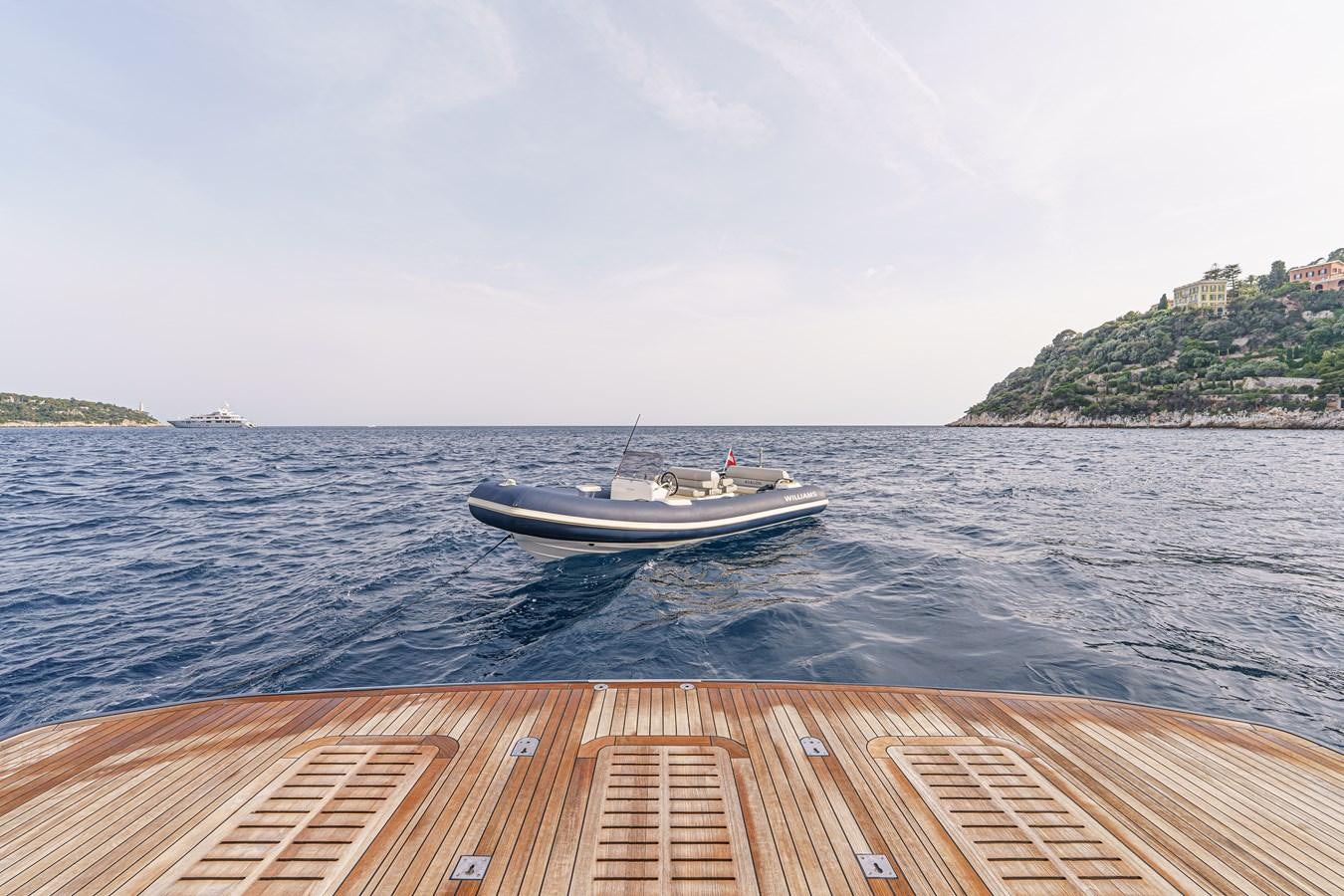 a boat on the water aboard AVALON Yacht for Sale