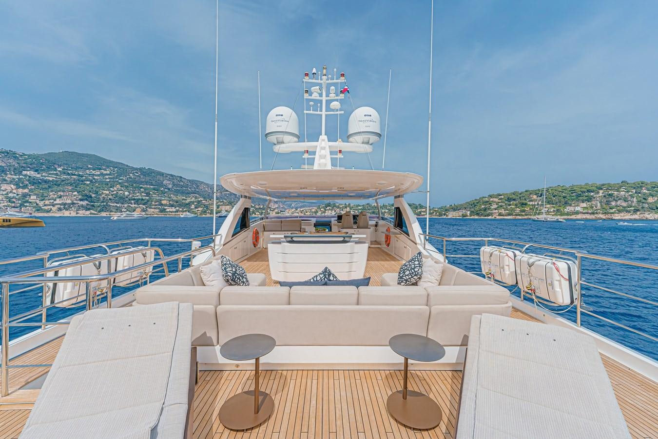 a boat on the water aboard AVALON Yacht for Sale