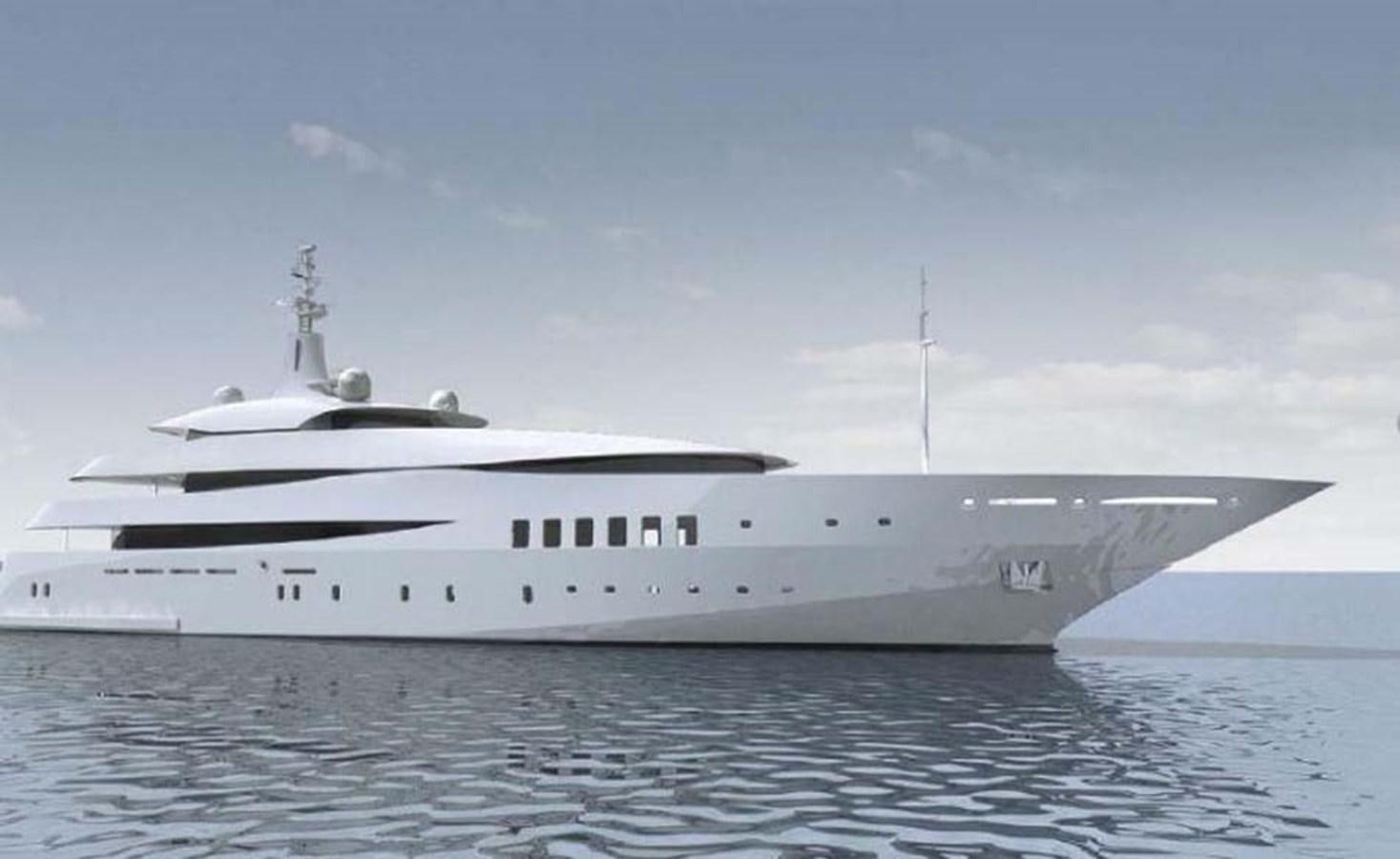 a white yacht in the water aboard PHEROUSA Yacht for Sale