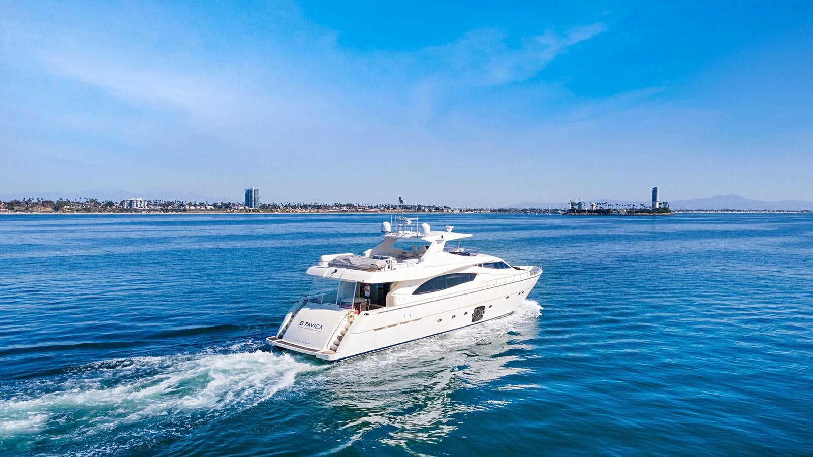 a boat on the water aboard EL PAVICA Yacht for Sale