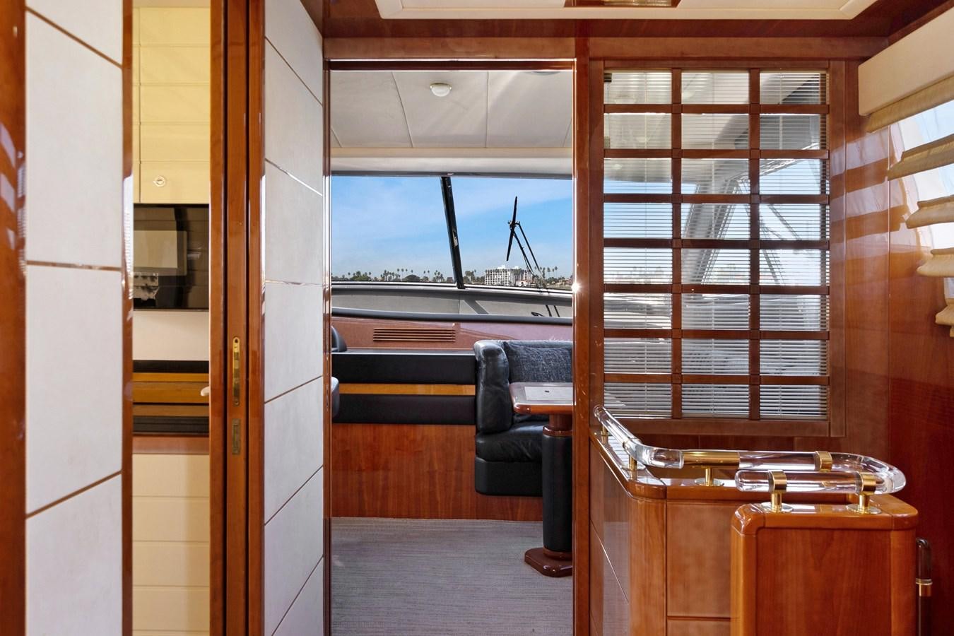 a room with a chair and a desk aboard EL PAVICA Yacht for Sale