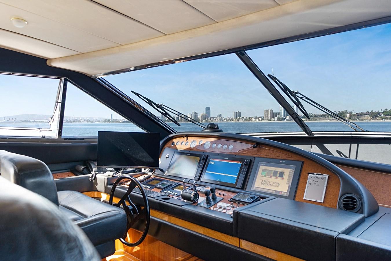 inside of a car aboard EL PAVICA Yacht for Sale