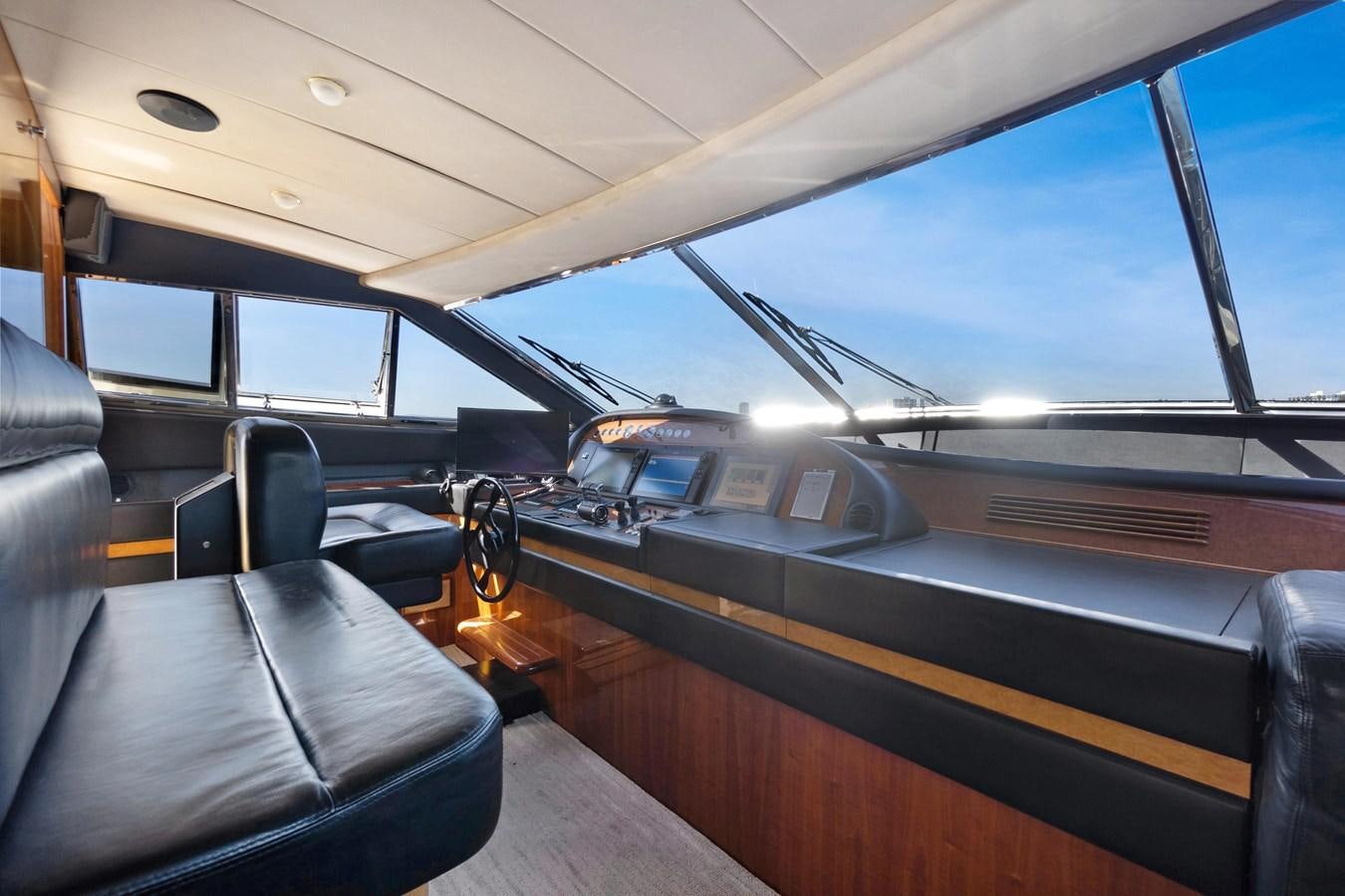 inside of a car aboard EL PAVICA Yacht for Sale