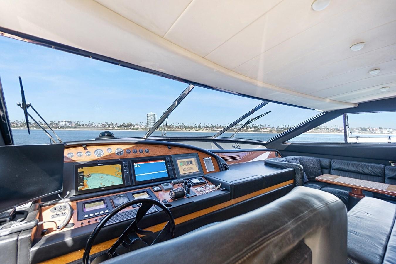 inside of a car aboard EL PAVICA Yacht for Sale