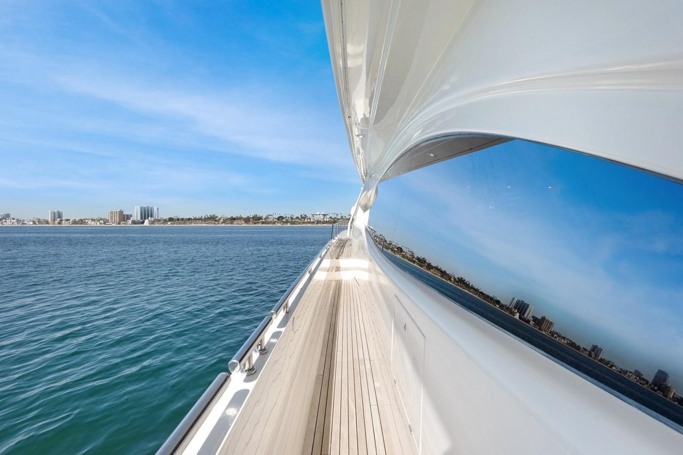 a bridge over water aboard EL PAVICA Yacht for Sale