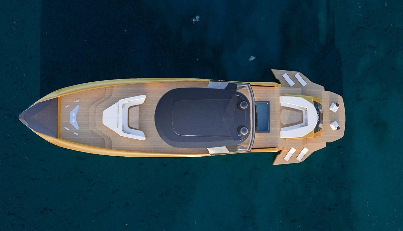 a yellow and white toy aboard CUSTOM Yacht for Sale