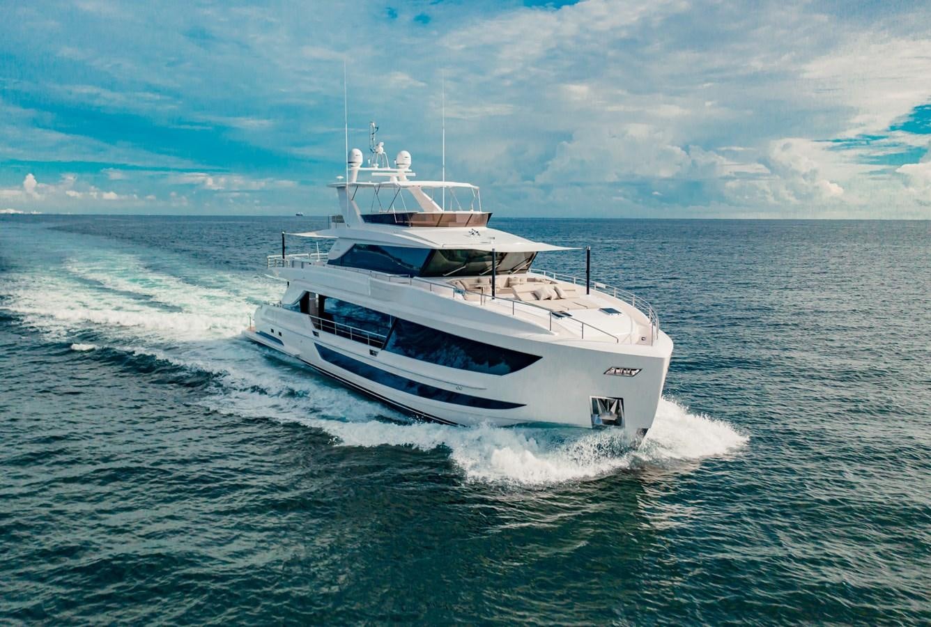 a boat on the water aboard FD100-908 IN PRODUCTION Yacht for Sale