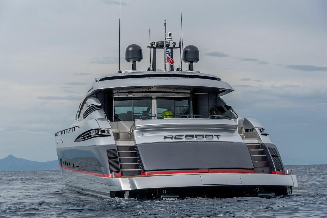 a boat on the water aboard REBOOT Yacht for Sale
