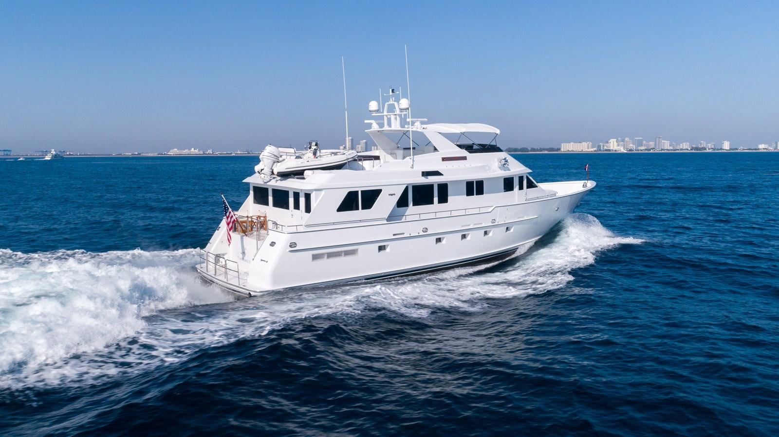 a boat on the water aboard WELL DONE Yacht for Sale