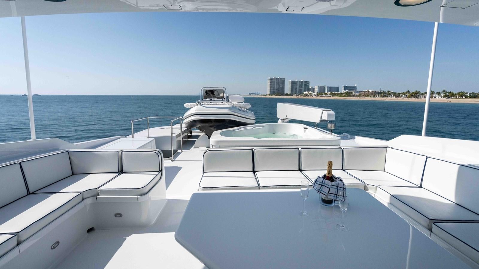 a boat on the water aboard WELL DONE Yacht for Sale