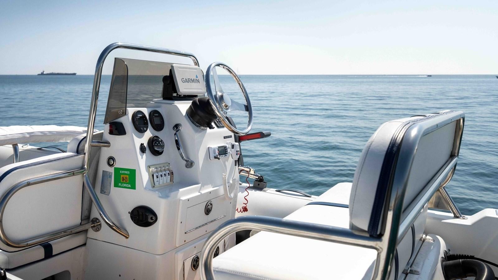 the front of a boat aboard WELL DONE Yacht for Sale