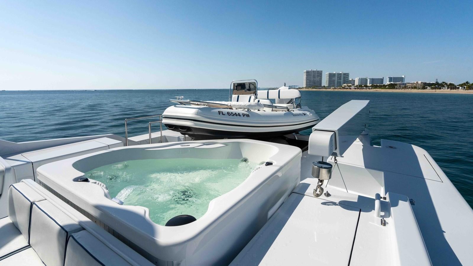 a boat on the water aboard WELL DONE Yacht for Sale