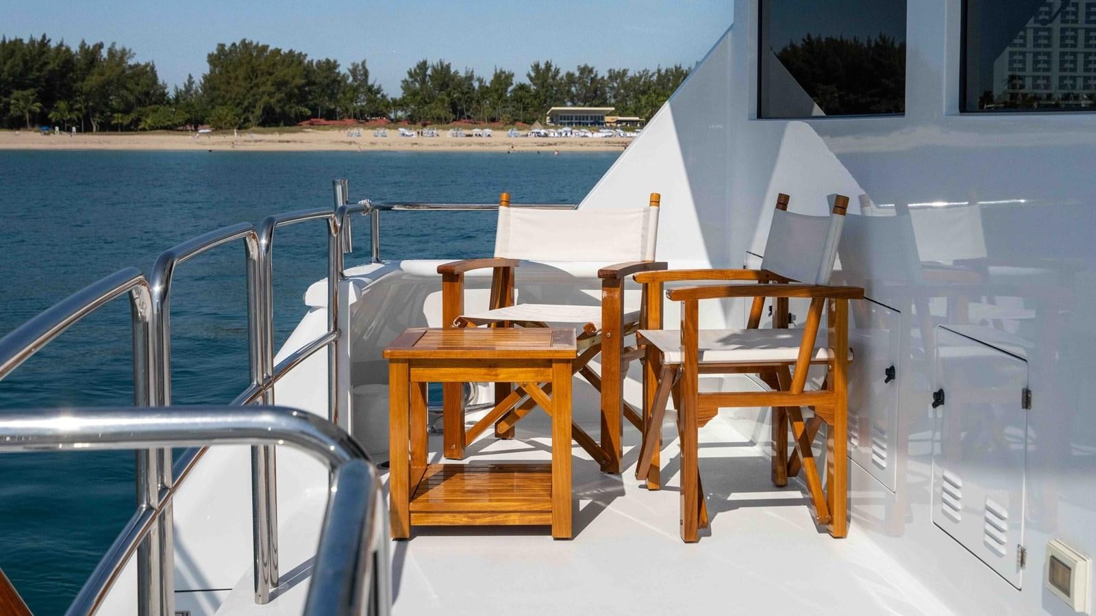 a boat on the water aboard WELL DONE Yacht for Sale