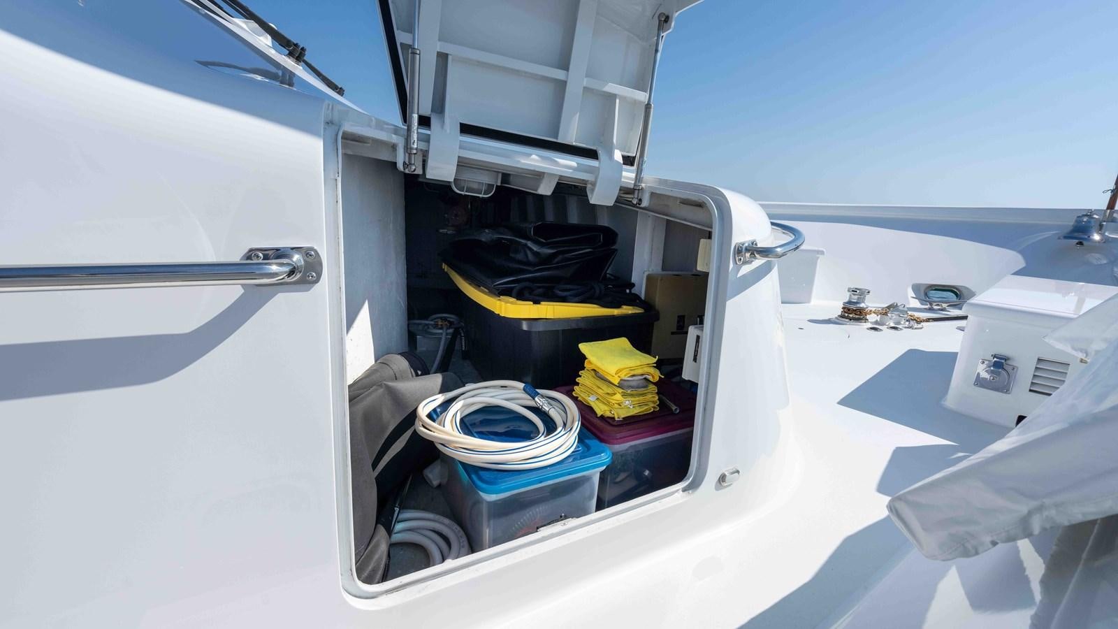 a close-up of a machine aboard WELL DONE Yacht for Sale