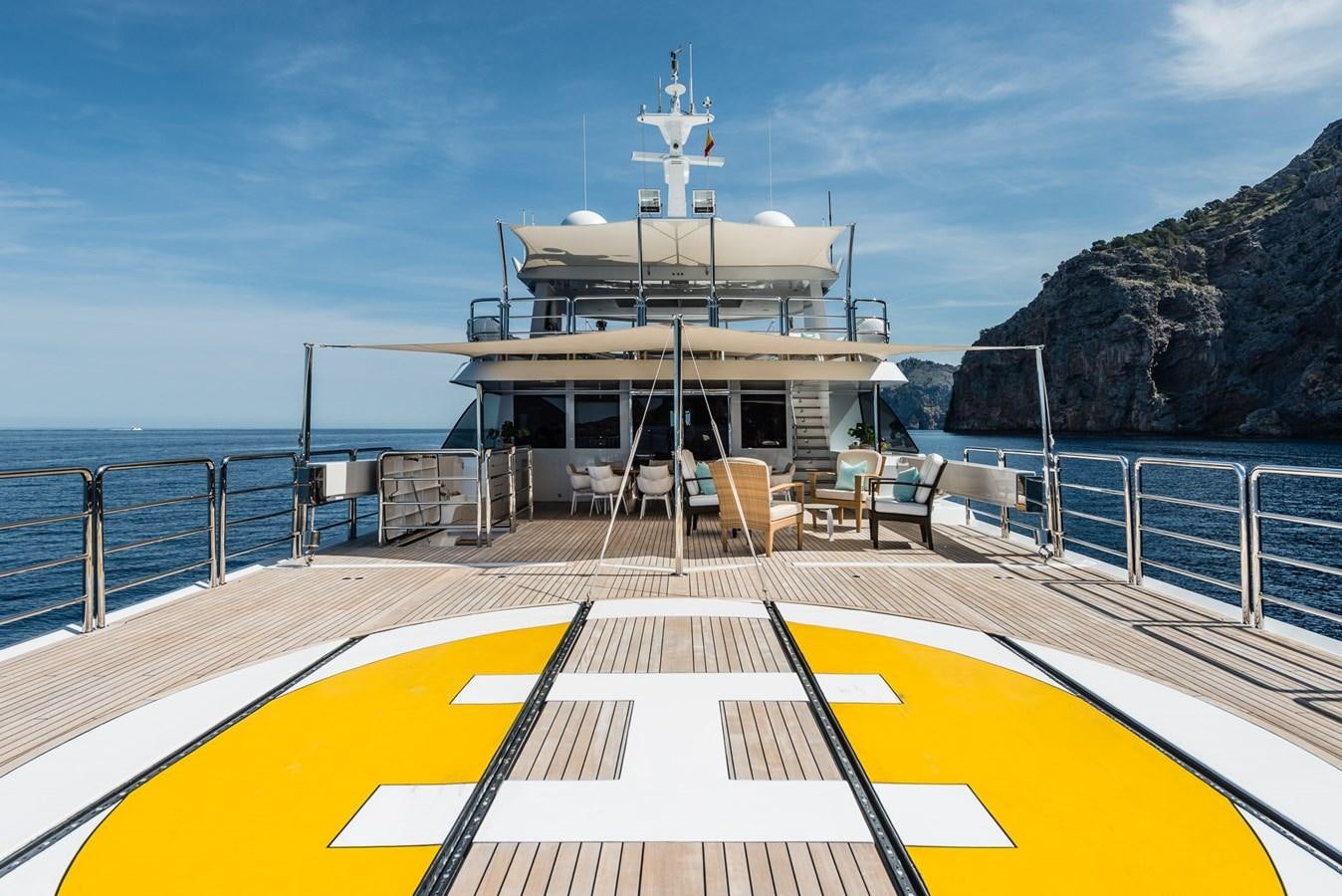 a boat on a body of water aboard FLYING MANTA Yacht for Sale