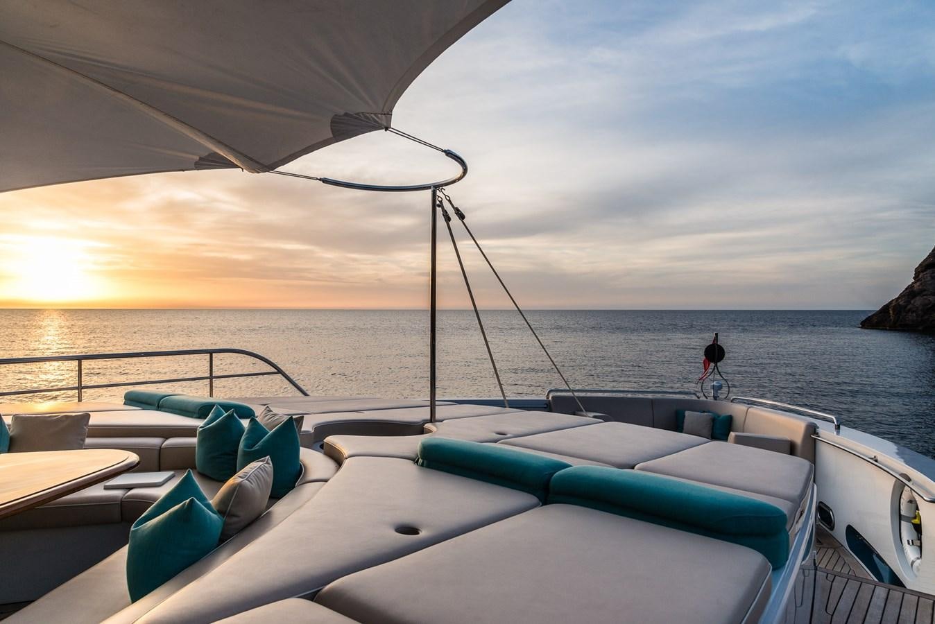 a boat on the water aboard FLYING MANTA Yacht for Sale