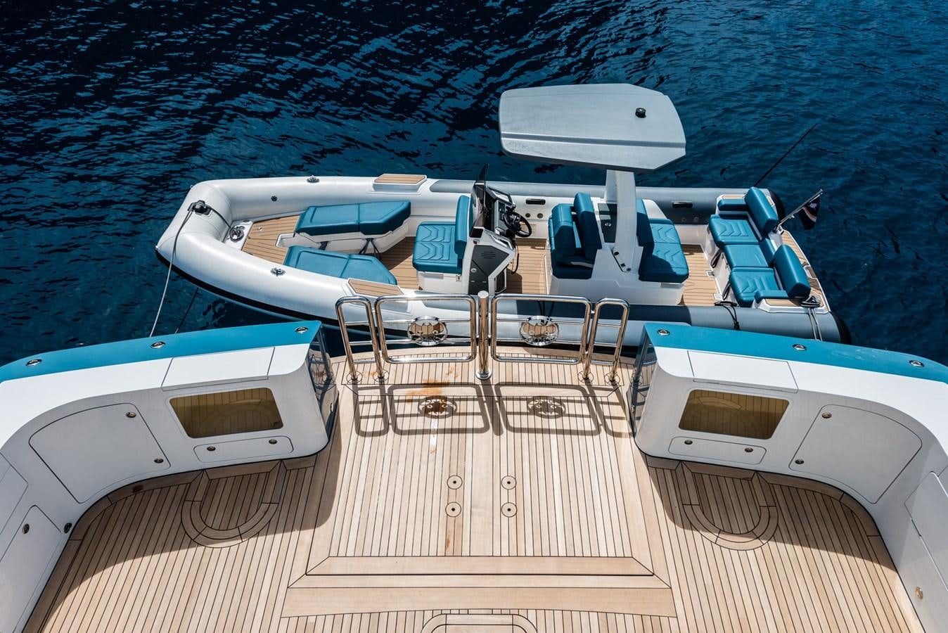 a boat on the water aboard FLYING MANTA Yacht for Sale