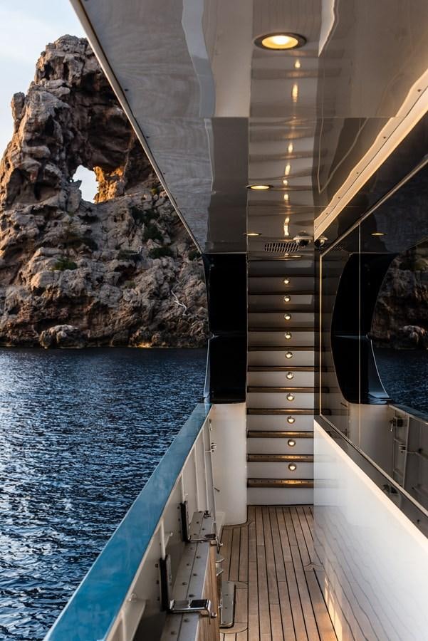 a boat on the water aboard FLYING MANTA Yacht for Sale