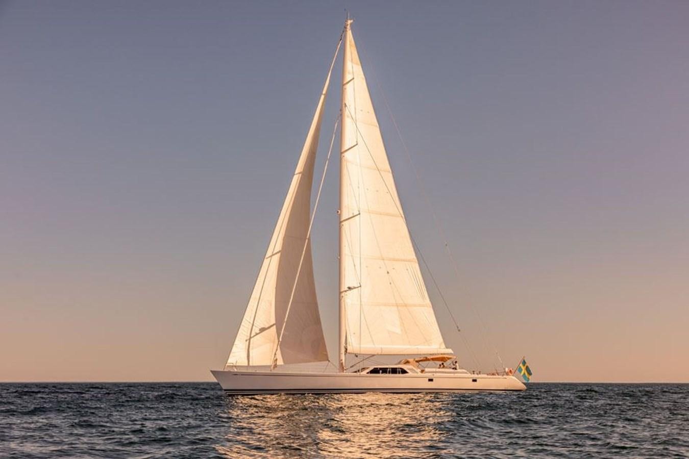 a sailboat on the water aboard PAULINE AF SKANOR Yacht for Sale