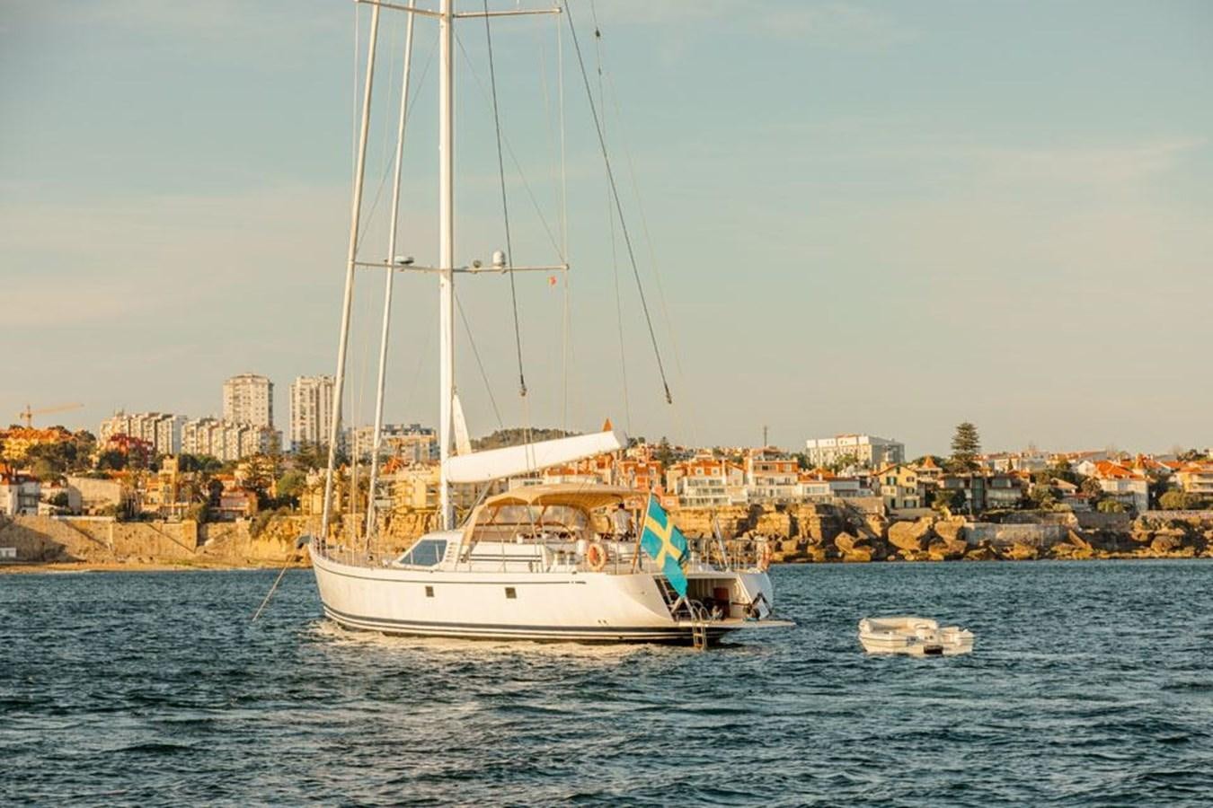 a boat in the water aboard PAULINE AF SKANOR Yacht for Sale