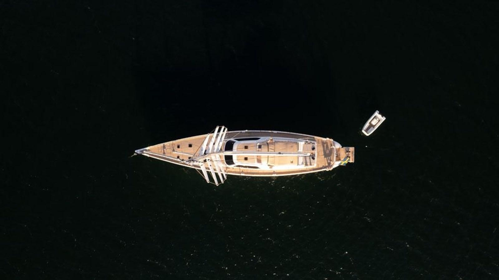 a space ship in space aboard PAULINE AF SKANOR Yacht for Sale