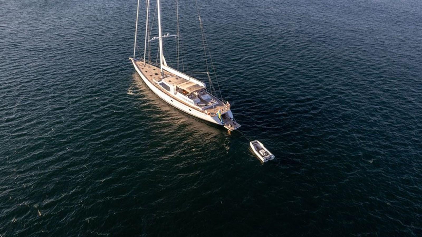 a boat in the water aboard PAULINE AF SKANOR Yacht for Sale