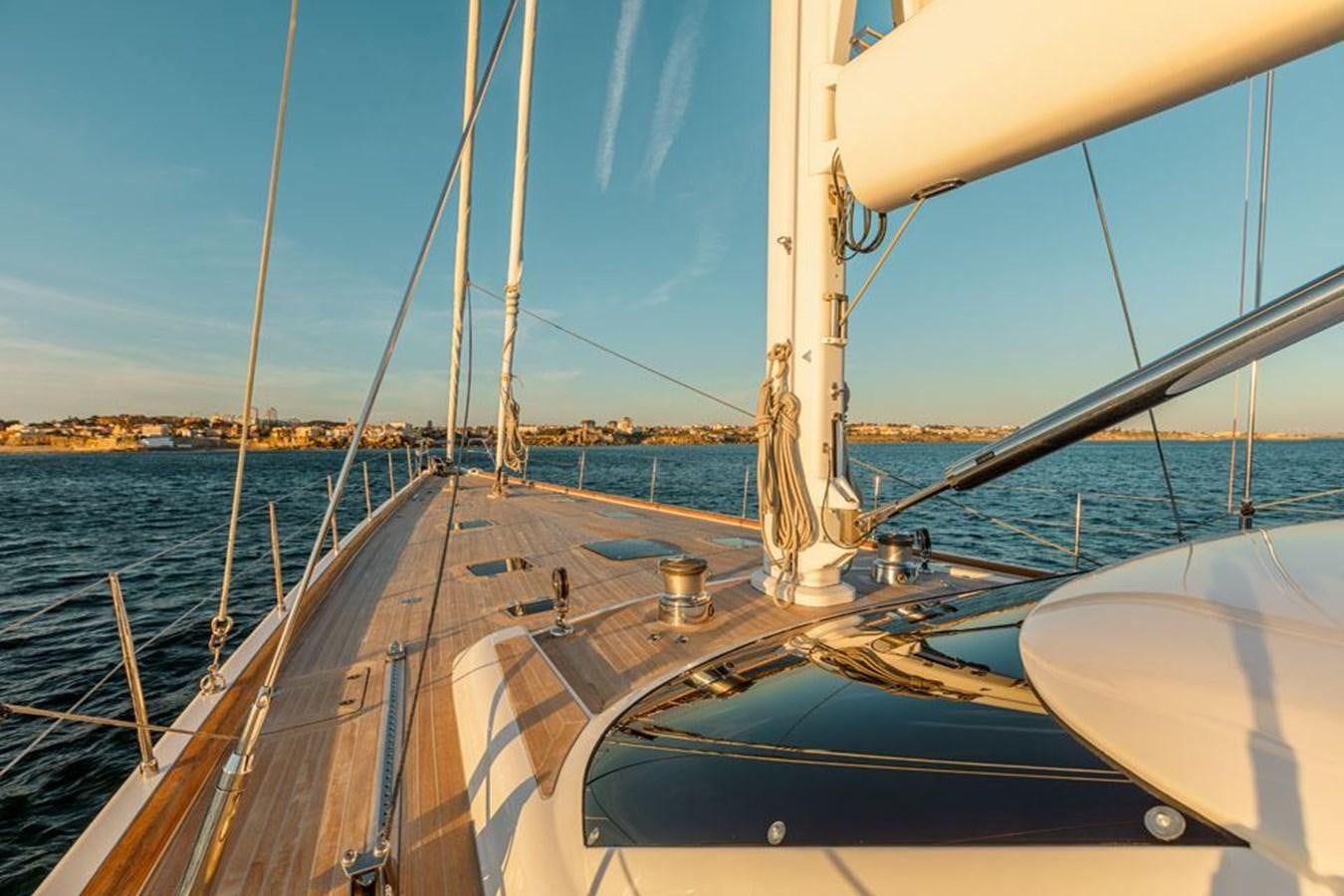 a boat on the water aboard PAULINE AF SKANOR Yacht for Sale