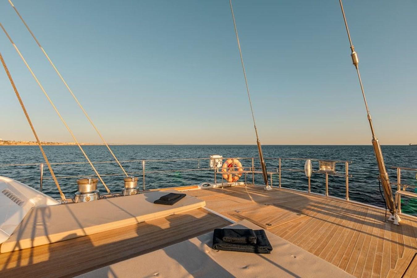 a boat on the water aboard PAULINE AF SKANOR Yacht for Sale