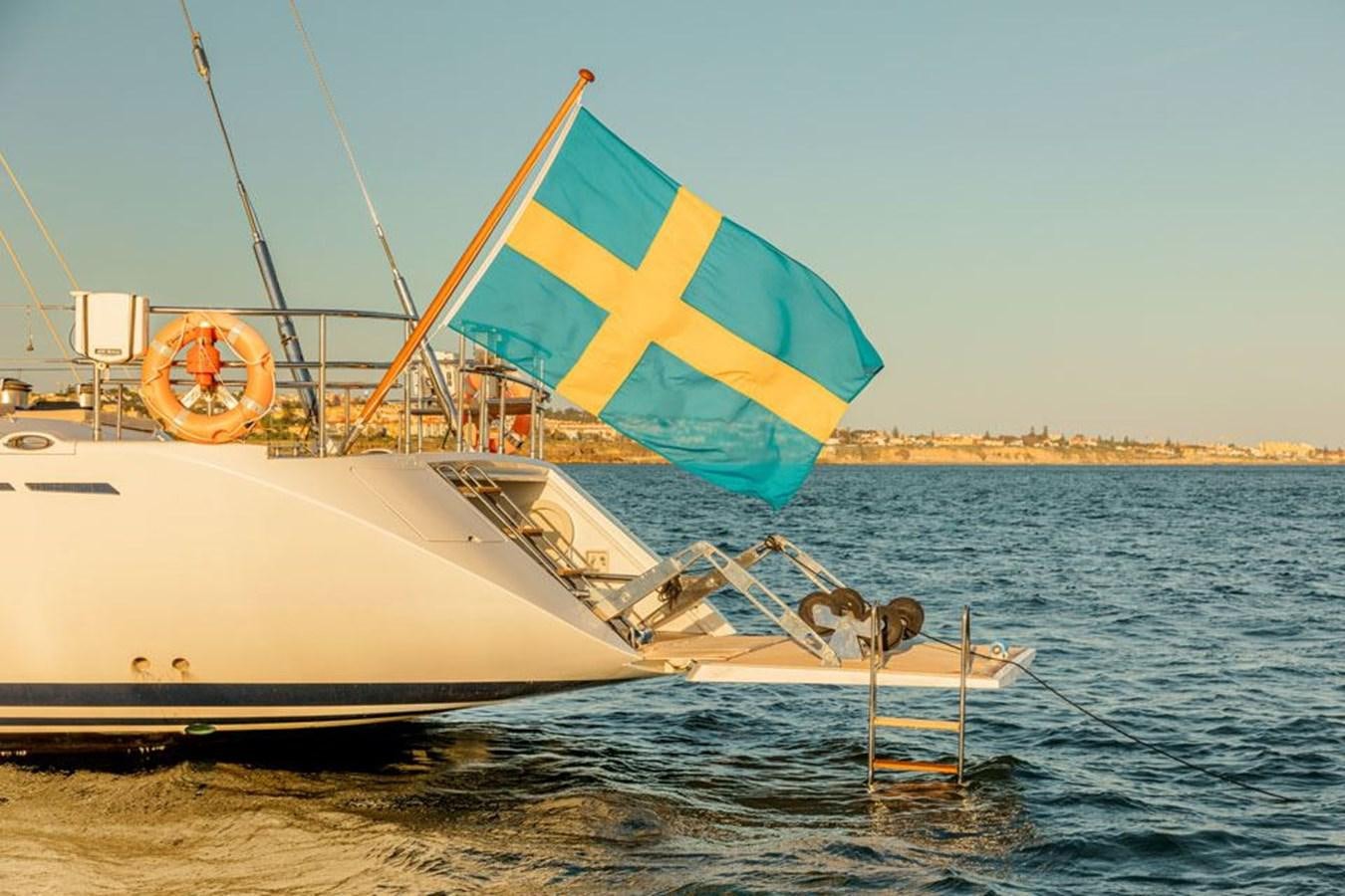a sailboat on the water aboard PAULINE AF SKANOR Yacht for Sale