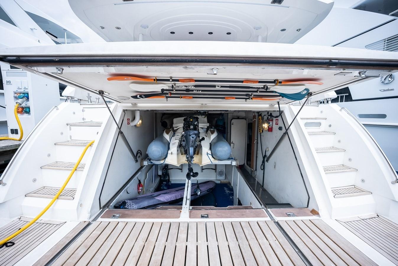 a machine on the floor aboard 105 MOTOR Yacht for Sale