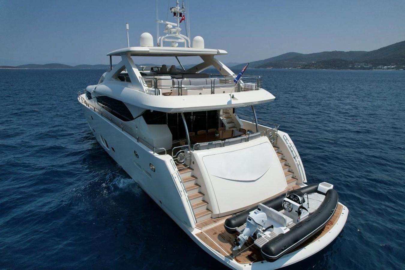 a boat on the water aboard SUNSEEKER 34M Yacht for Sale