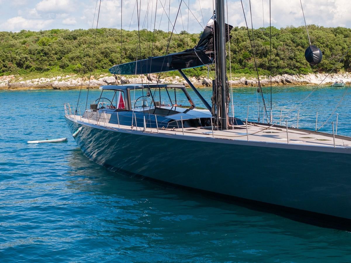 a boat in the water aboard WHIMSEA Yacht for Sale