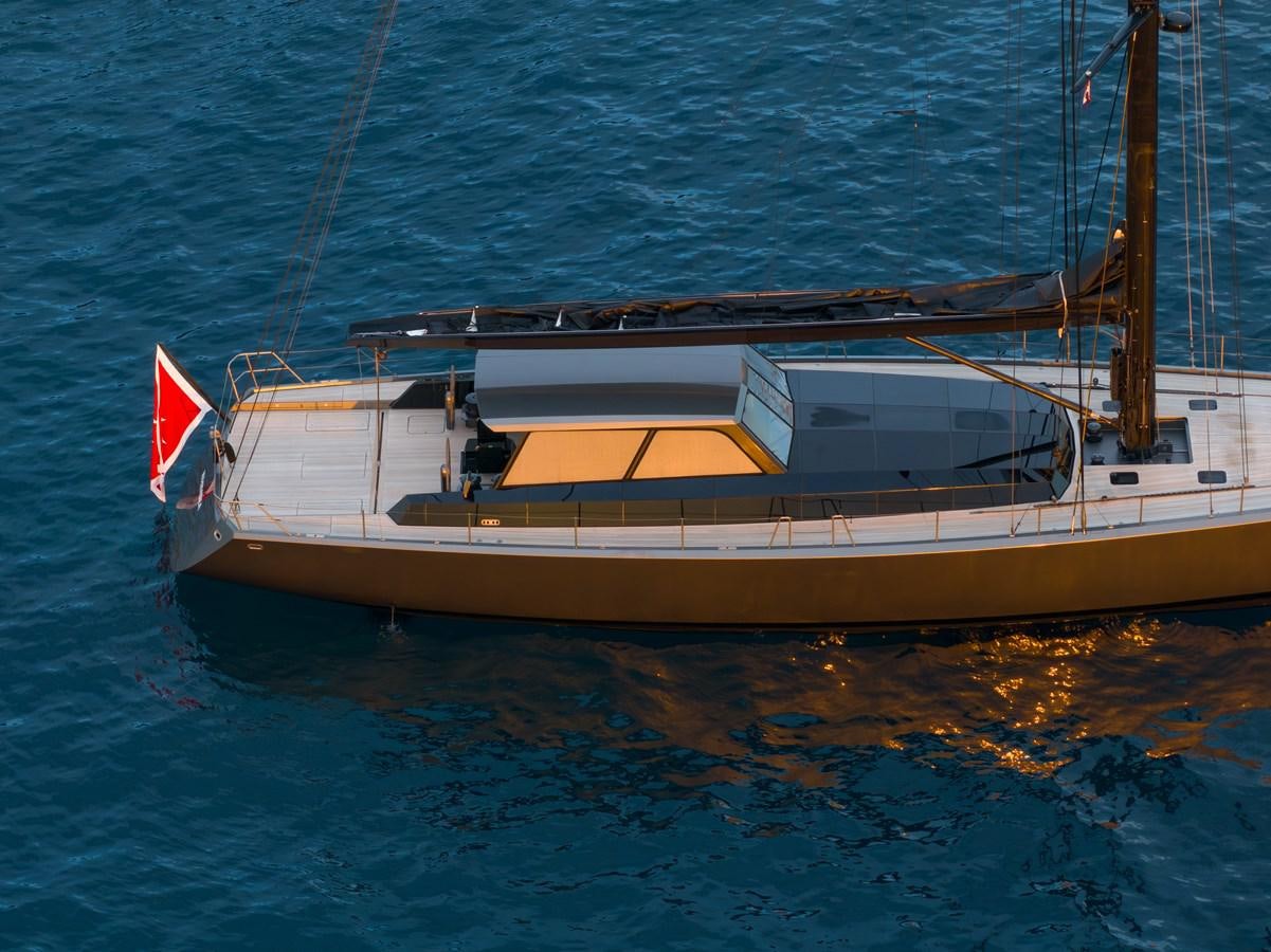a boat in the water aboard WHIMSEA Yacht for Sale